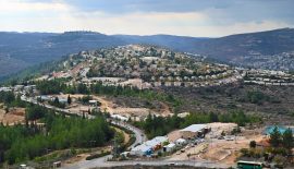 Israeli community settlement in the West Bank